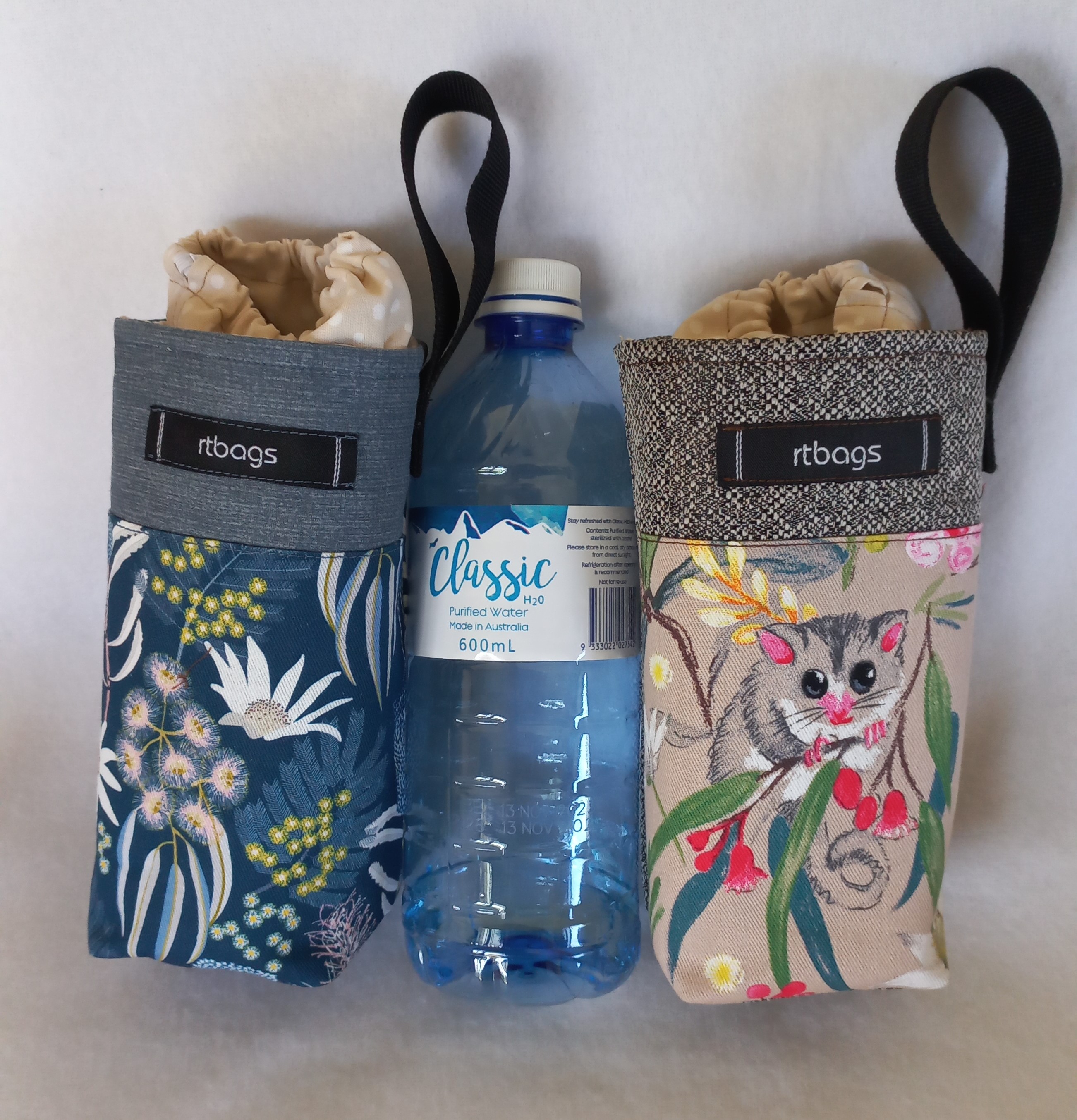 Wanda, water bottle, hand loop